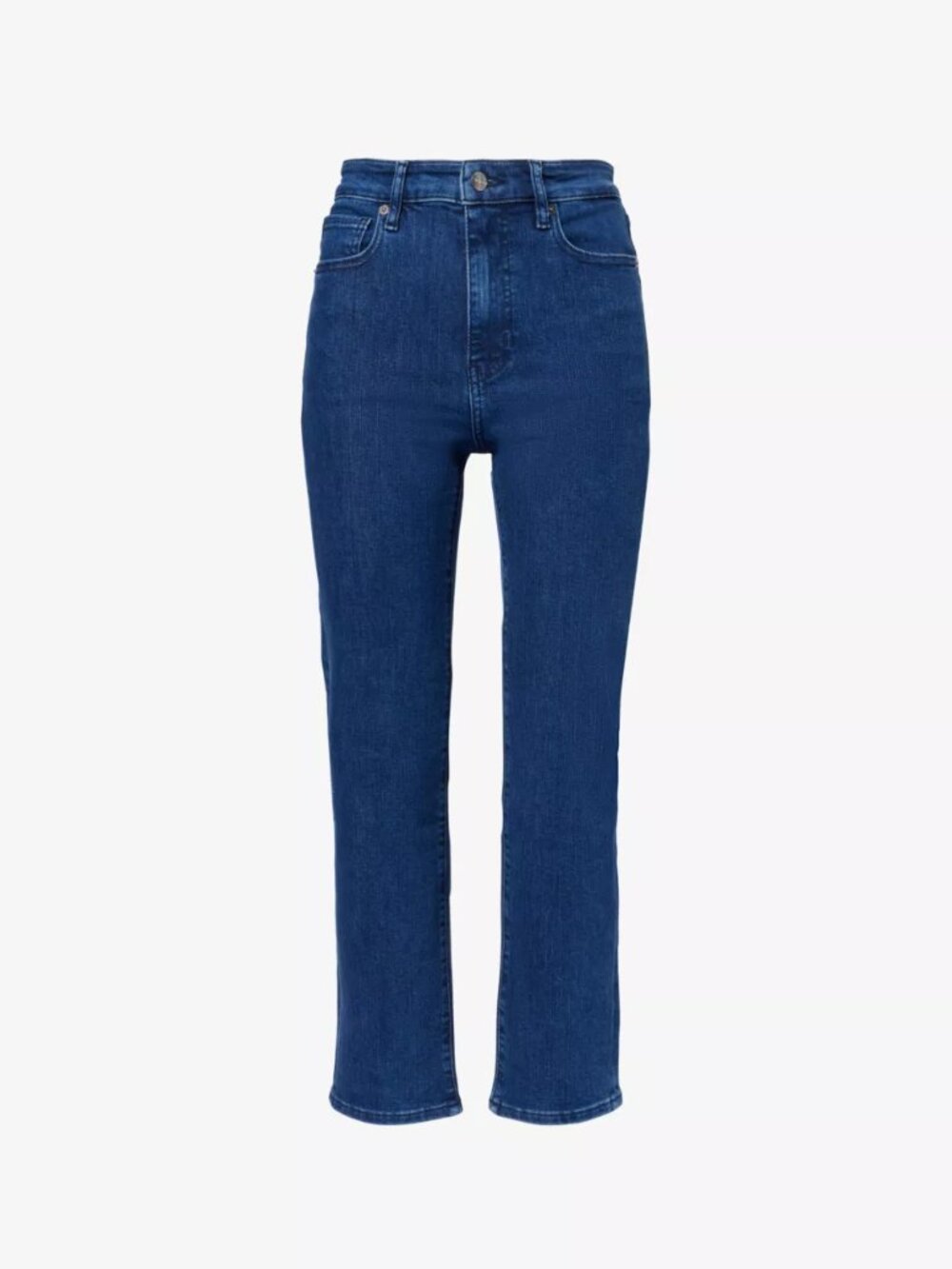 FRAME The Pencil Crop Slim-Leg High-Rise Stretch Cotton-Blend Jeans Sz 29